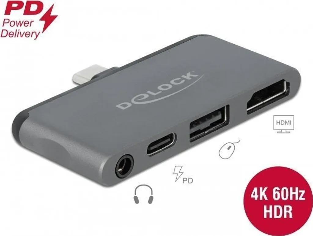 DeLOCK 87751: La Migliore Mini Dock USB-C per Viaggiare con iPad