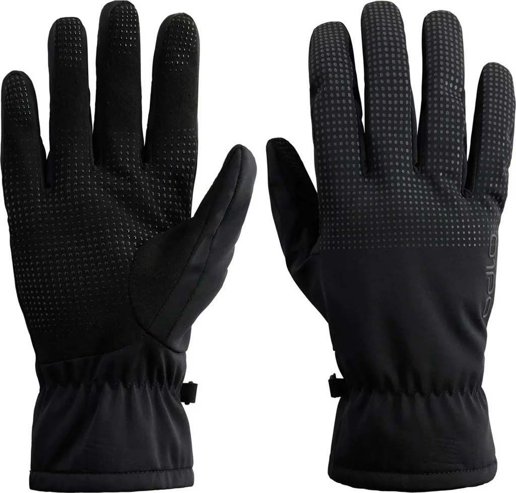 Gants Multisport Waterproof Odlo noirs unis taille L pour le sport