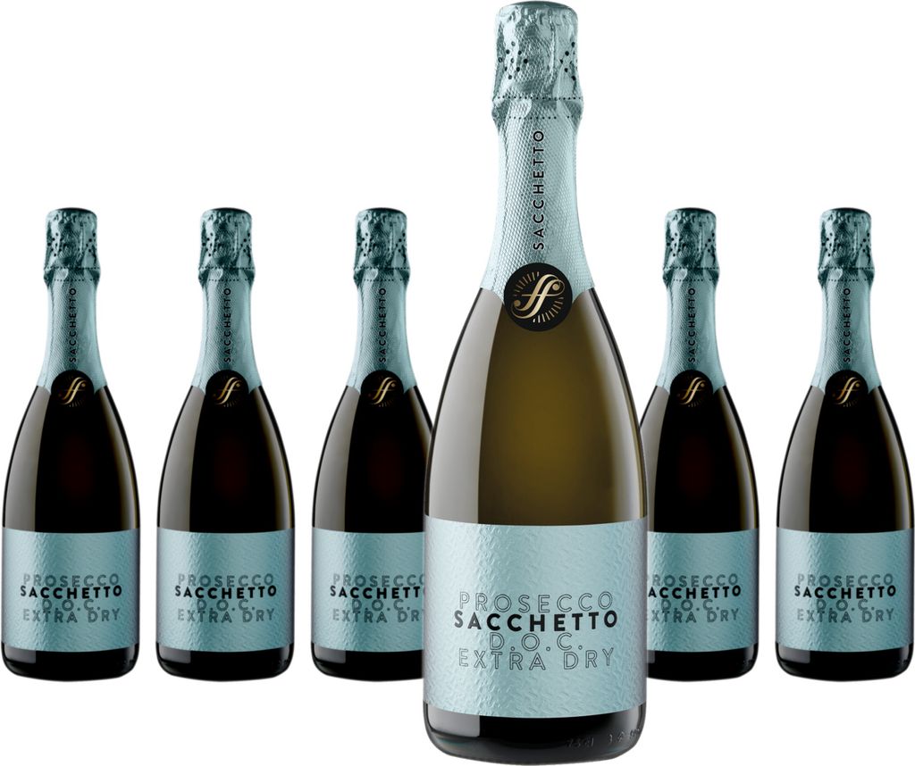 6 x Sacchetto Spumante Extra Dry Prosecco DOC Produktbild 
