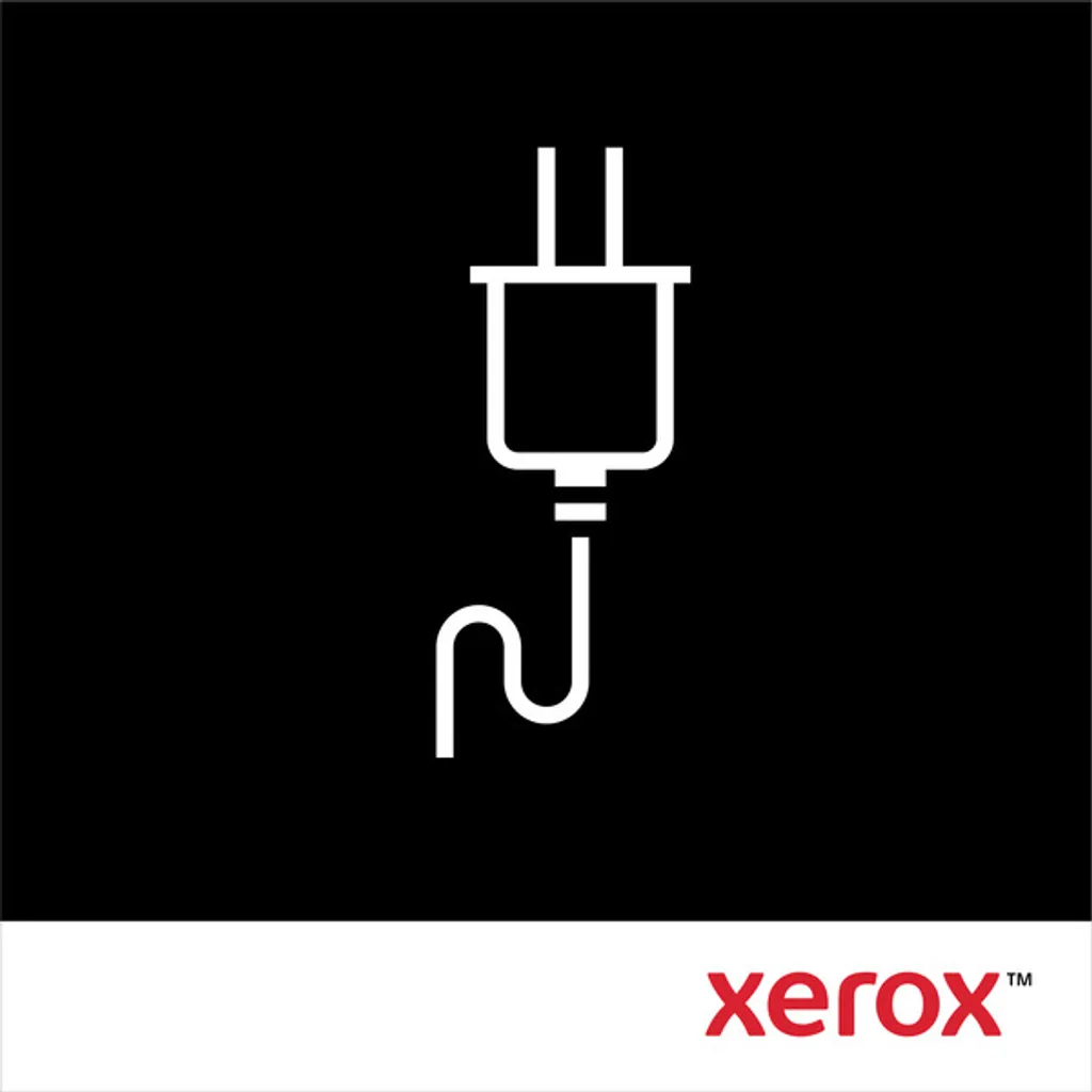 Prise d'alimentation type F Xerox 497K18760 câble noir robuste 2m