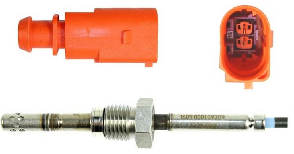 Sensor Abgastemperatur 995 mm Kabel 2-polig METZGER für u.a. VW MULTIVAN
