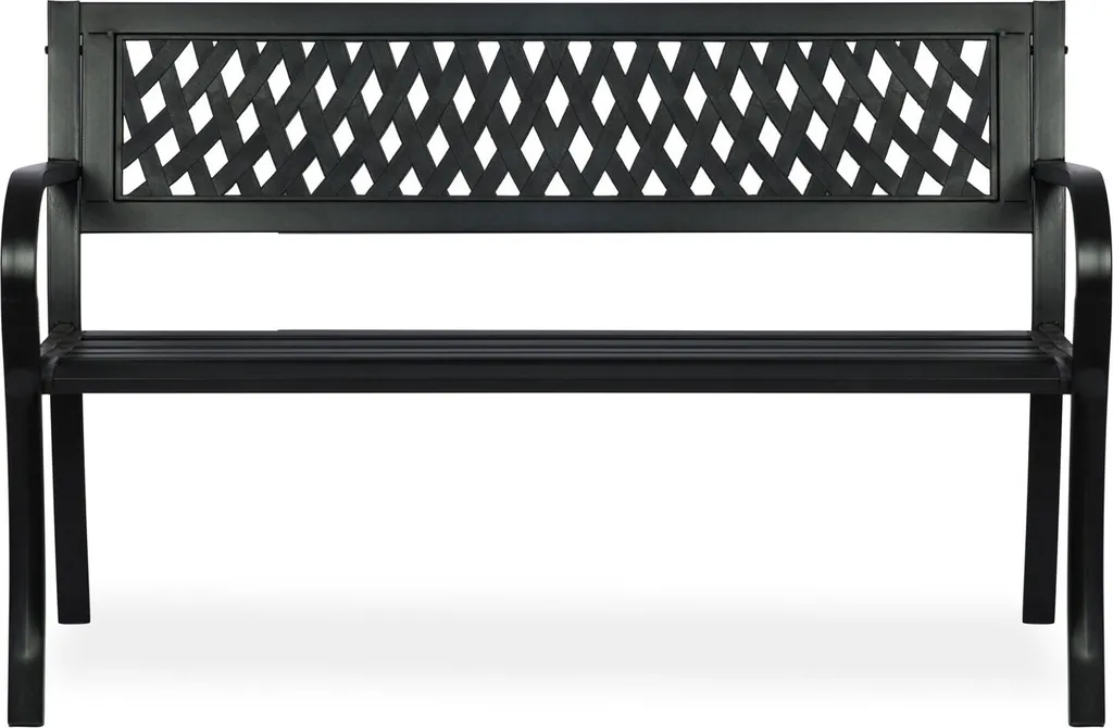 Banc extérieur robuste Clover 125 cm - Assise ergonomique et design