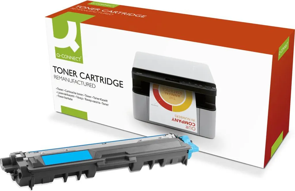 Toner Cyan K18602QC Q-Connect : Kit de remplacement haute capacité 2k