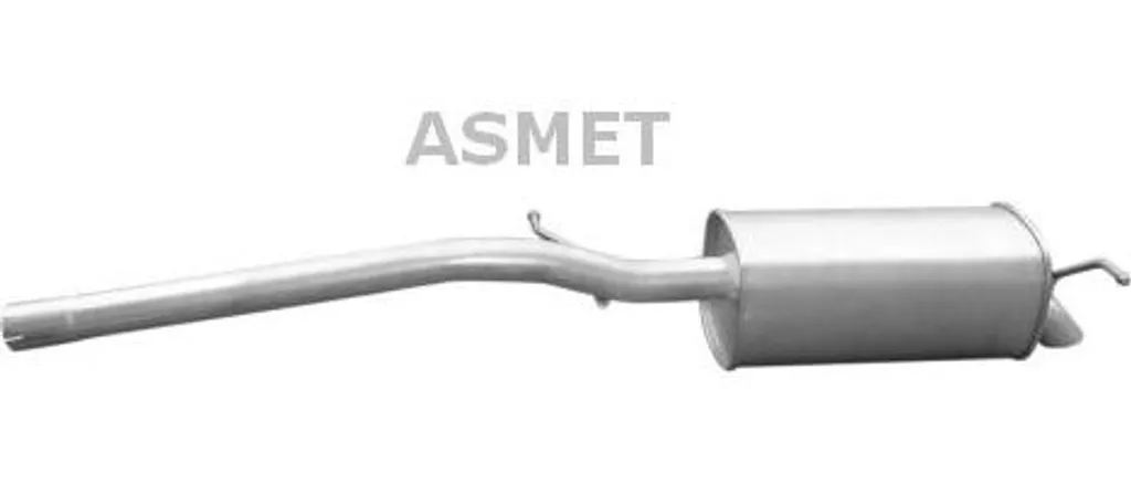 Supprimer Bruit d'Échappement Caddy avec Silencieux ASMET 3109 OE 2K32536