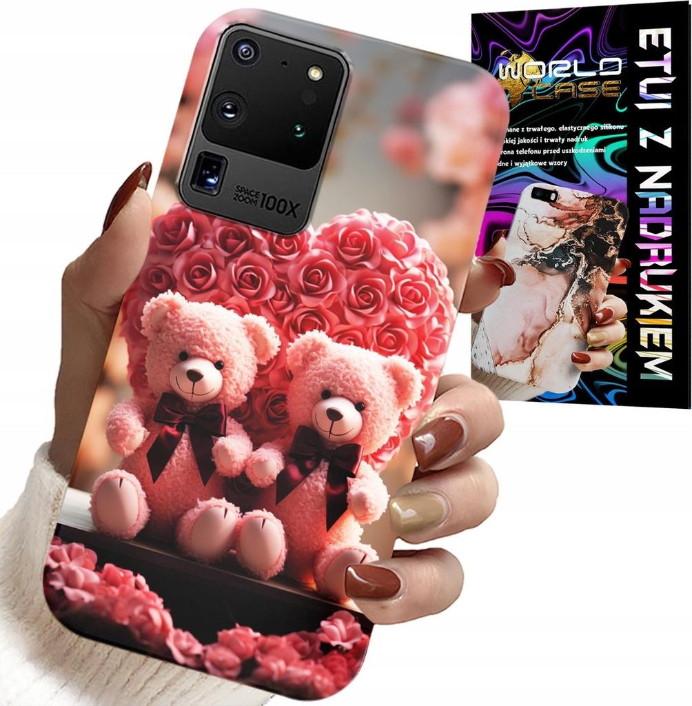 ETUI FÜR SAMSUNG GALAXY S20 Ultra - FAMILIE DER ROSENBÄREN HERZ + DATEI