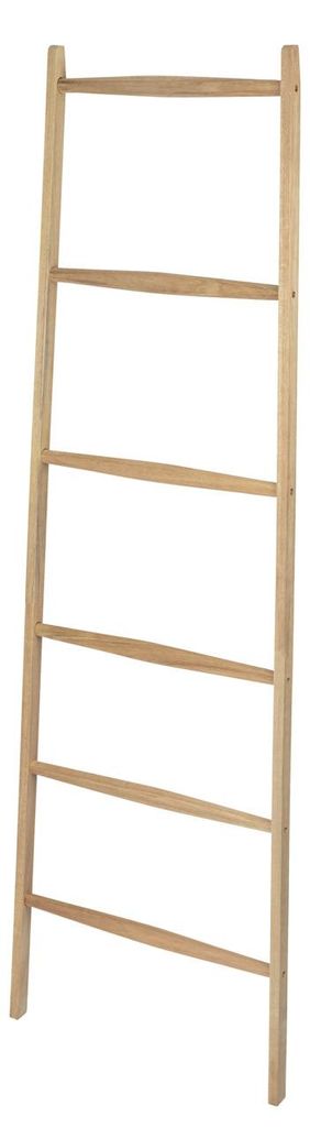 WENKO Échelle porte-serviettes ACINA Bois Support Rangement Image du produit 