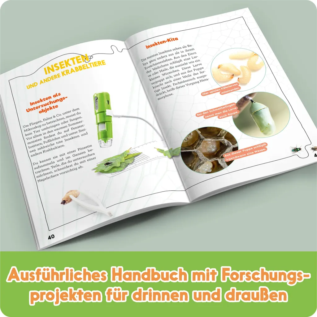 Microscope Numérique GEOLINO Haute Résolution Franzis Verlag Kit Complet - 6