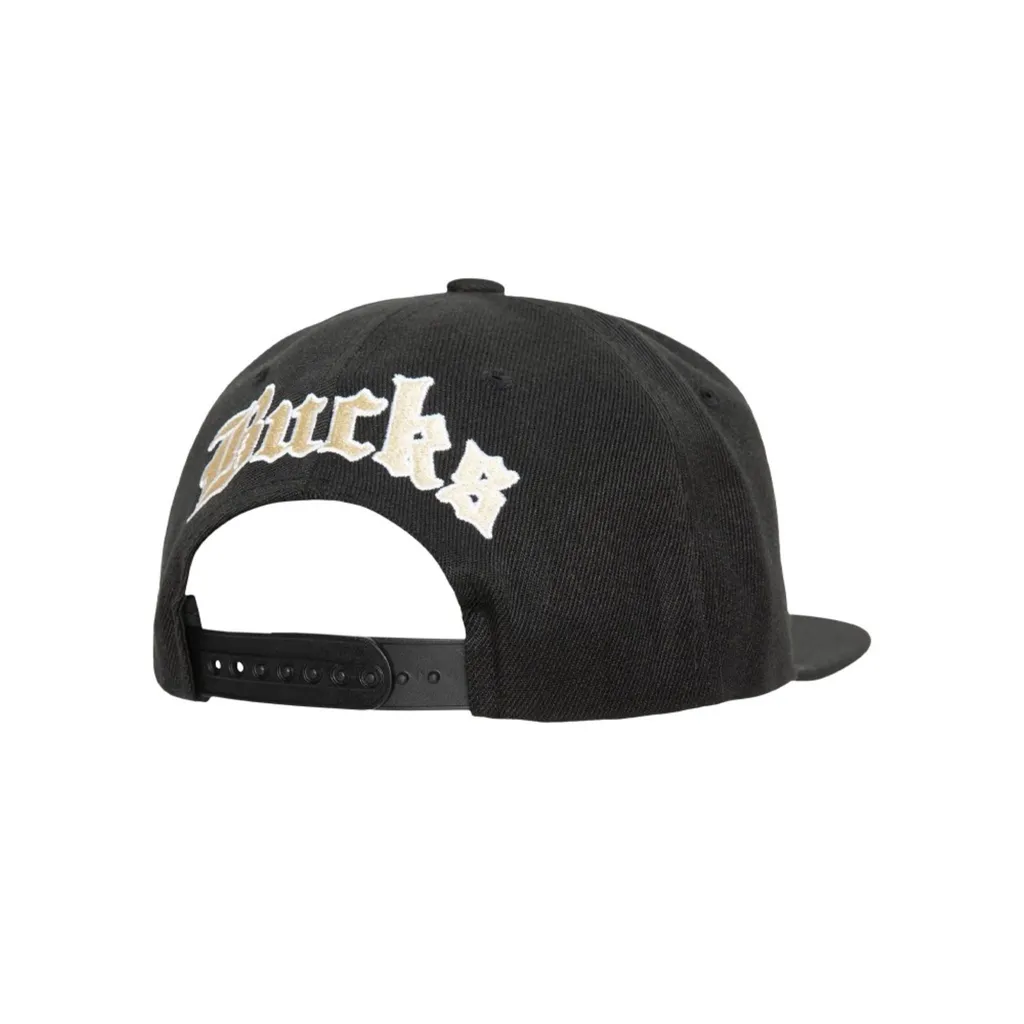 Casquette Milwaukee Bucks Logo Brodé Mitchell & Ness NBA Snapback Vert - 2