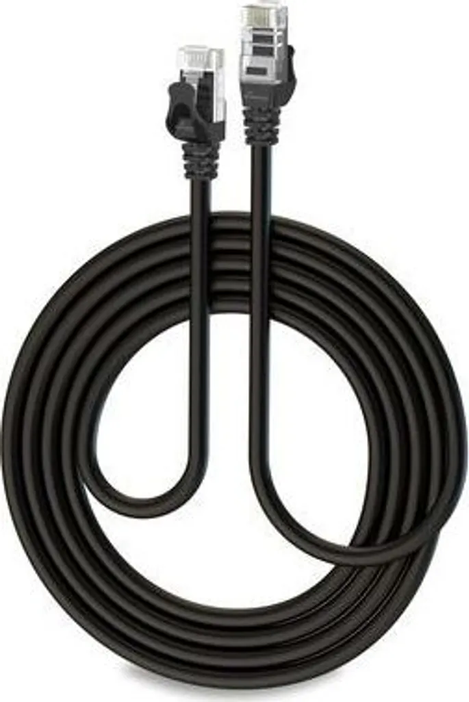 MediaRange MRCS119 MediaRange Patchkabel RJ45 U/UTP C5e 1.0m Black (UTP)