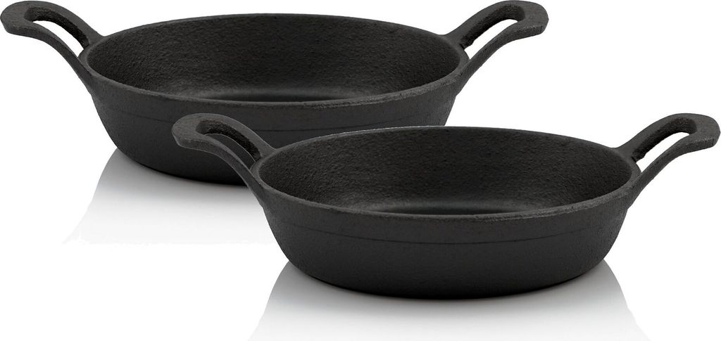 BBQ-Toro Gusseisen Servierpfännchen Set, 2 Stück, Ø 20 cm, Produktbild 
