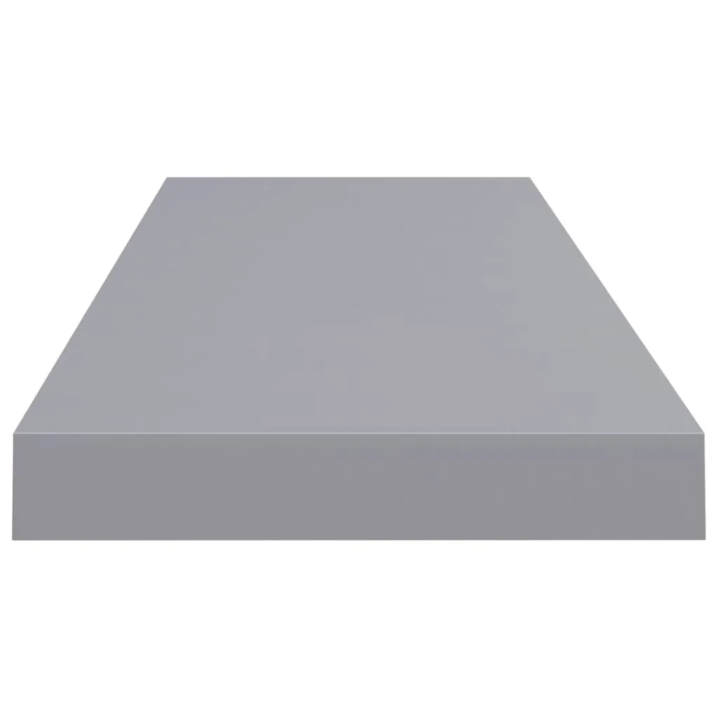 Set 4 Mensole a Muro Grigio 80cm vidaXL - Arredo Sospeso Design - 6