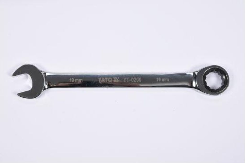 Ratschen-Maulschlüssel 19 mm - YT-0200 Produktbild 