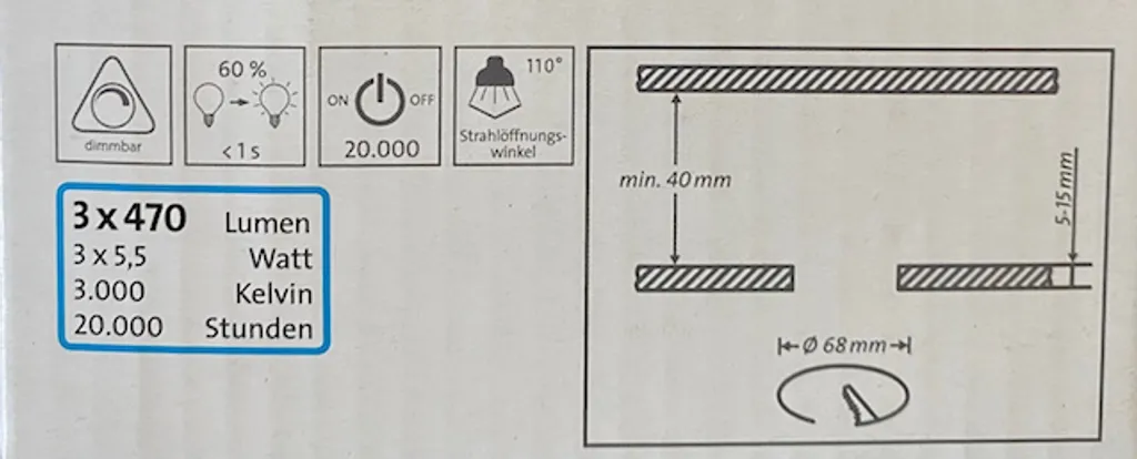 Spot LED Encastrable Orientable Chrome Solution Éclairage Zone Lot 3 - 4