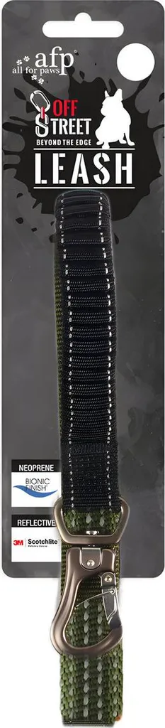 Hofman Animal Care AFP Off Street, Cane, Guinzaglio standard, Verde, Nastro, 1200 m, 1,5 mm - 1