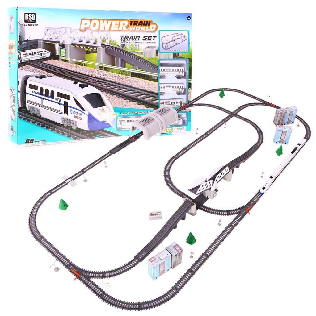 Elektro Zug Spielset Mit Licht & Sound - Retro Design Für Kinder Ab 3 Jahren