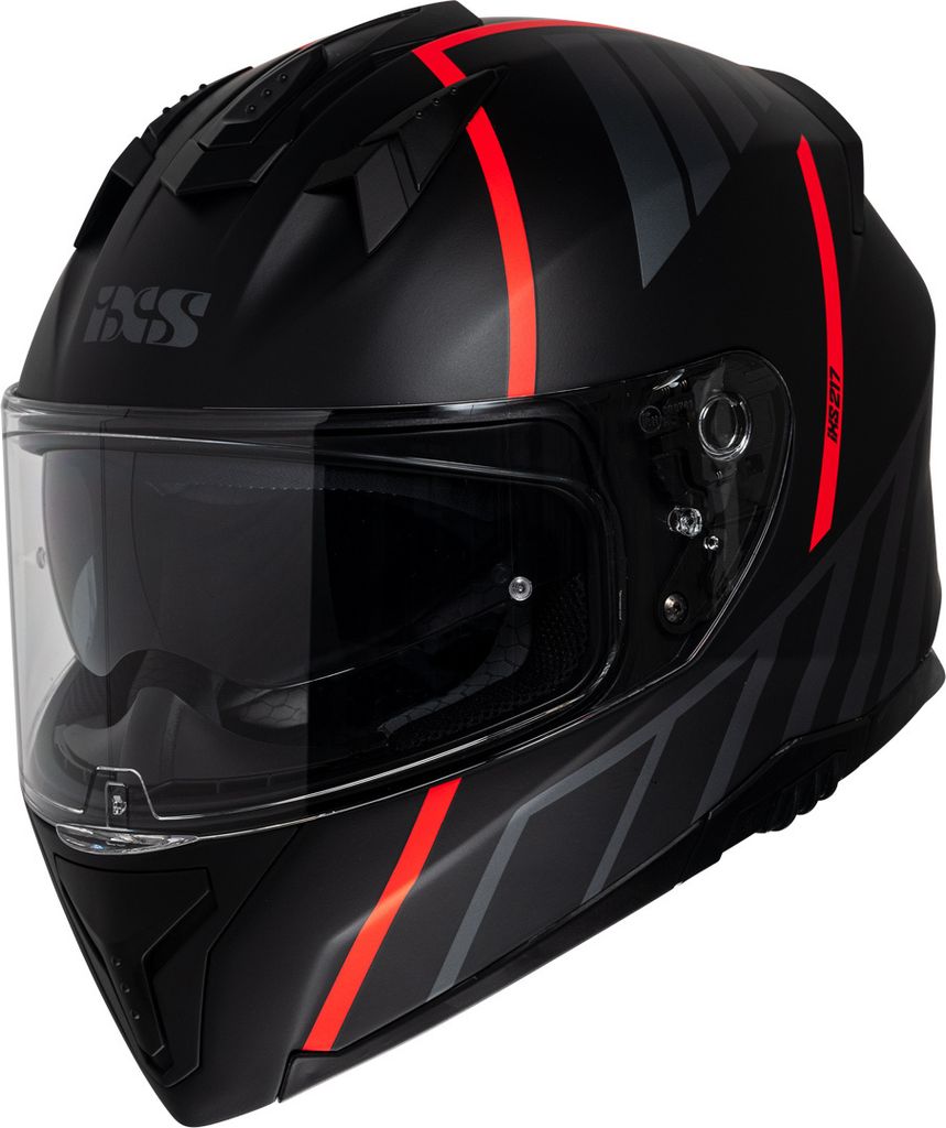 IXS iXS217 2.0 Helm, schwarz matt/rot, M (57/58)