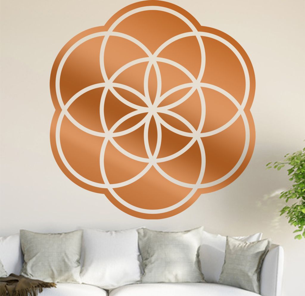 Samen des Lebens Wandtattoo in 6 Größen - Wandaufkleber Wall Sticker - Dekoration, Küche, Wohnzimmer, Schlafzimmer, Badezimmer