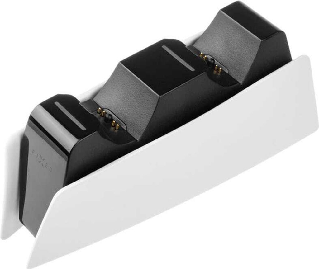 Dual-Ladestation für kabellosen PS5-Controller | FIXPS5-DCC-BW