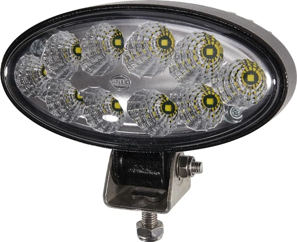 Projecteur LED HELLA 12/24V longue portée robuste montage déporté
