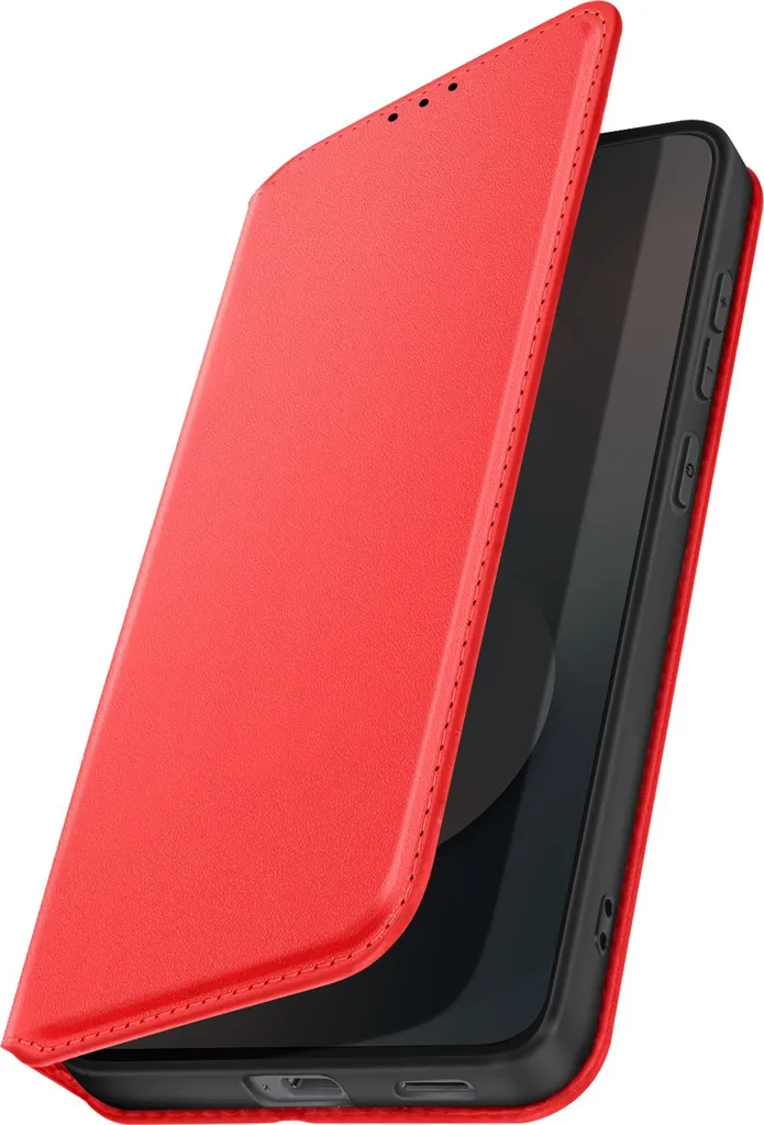 Avizar Custodia Portafoglio Samsung S25 FE Rossa: Protezione Magnetica