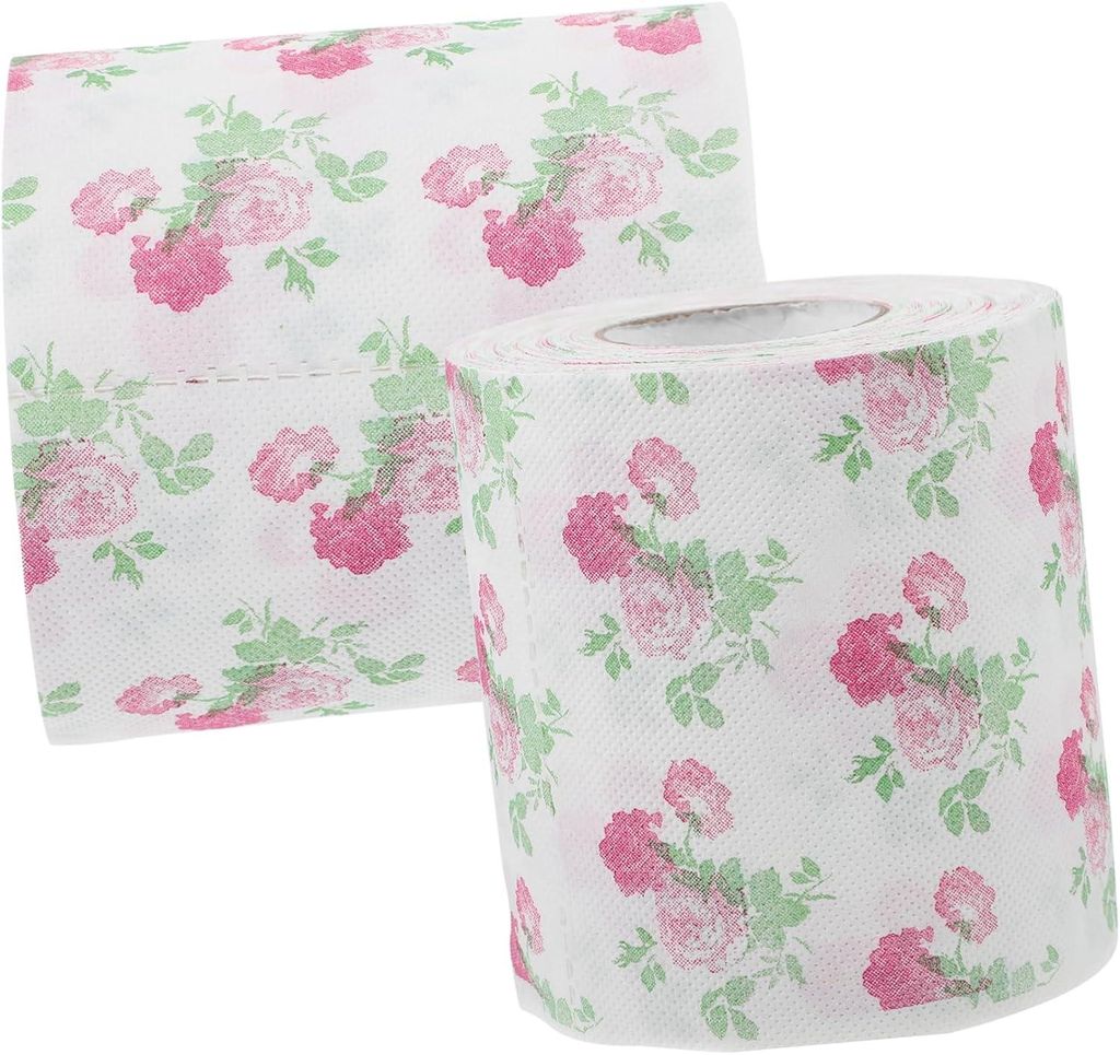 10 Rollen farbenfrohes, dekoratives Toilettenpapier mit Produktbild 