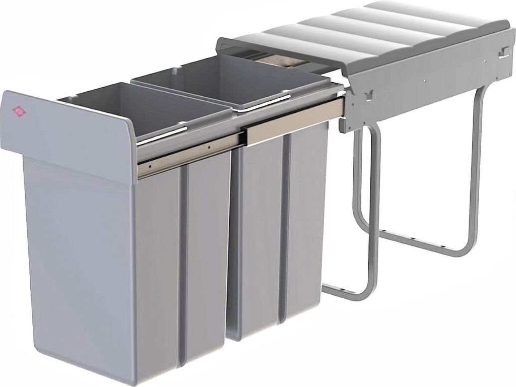 WESCO Traditionline DOUBLE-BOY 410 X / 300-2, alugrau ab 30 cm Schrankbreite