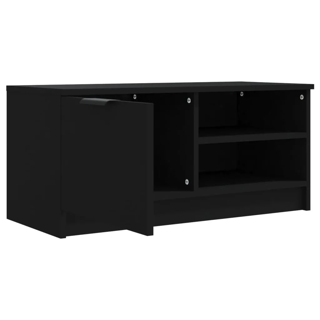 Mobile TV Gaming Nero 80 cm - Stand Console e Media Player Legno