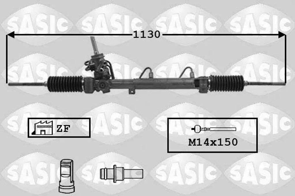 Supprimer Jeu Direction Astra H Zafira - Boîtier SASIC 7176033 5900265