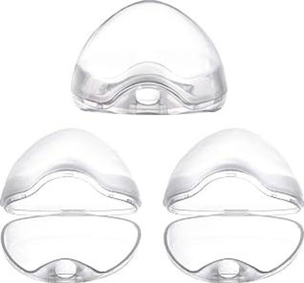 3 Stück Schnullerbox für Baby Neugeborene Reise, Transparent Tragbare Schnullerbox, Schnulleraufbewahrung Box für Baby, -Frei, Ungiftig Spülmas...