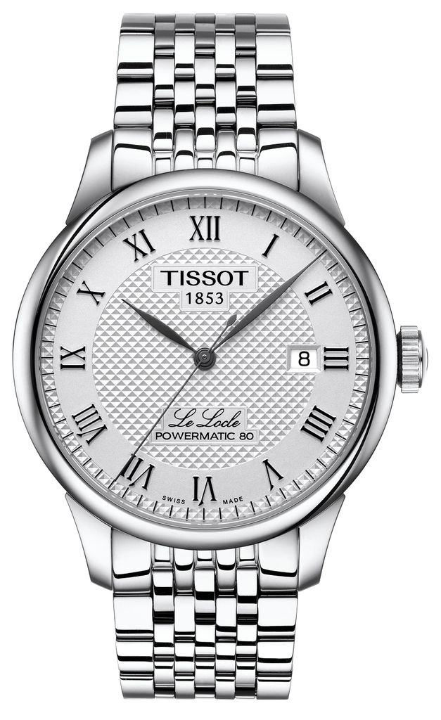 Tissot Le Locle Powermatic 80 herenhorloge, zilverkleurig, Productafbeelding 