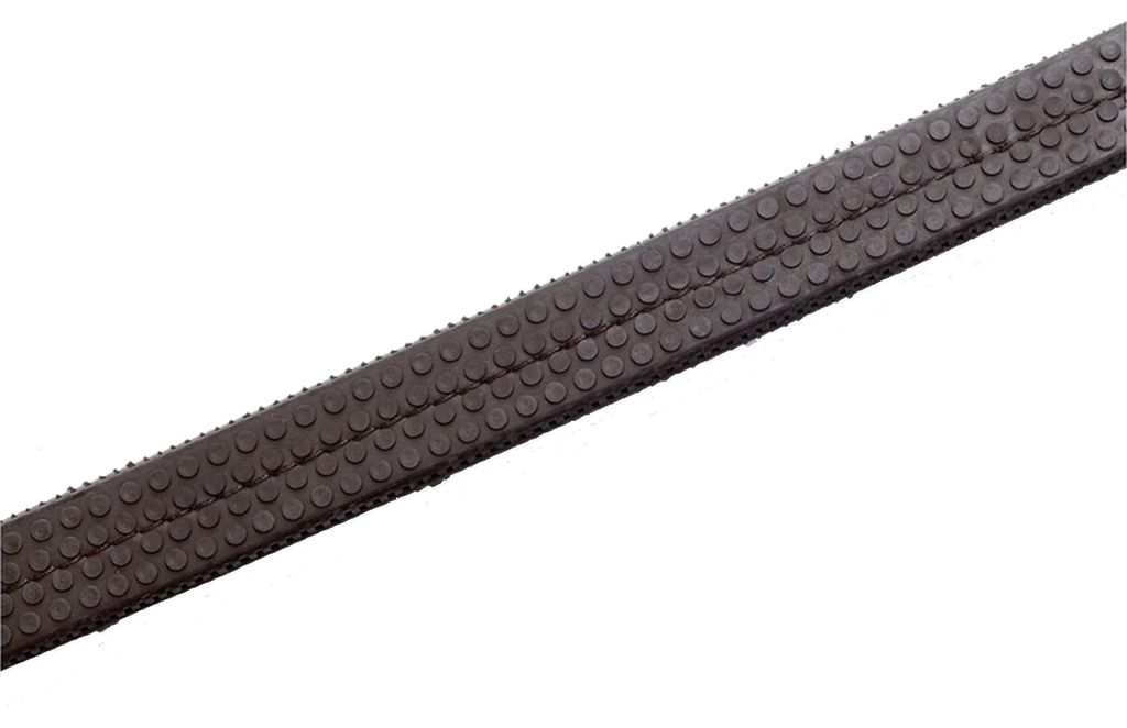 Hy Gummigriff Zügel TL6629 (Pony) (Braun)