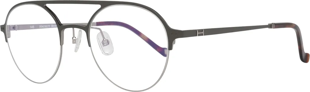 Lunettes Hackett Bespoke HEB249 en acétate kaki, taille 49/21 pour homme