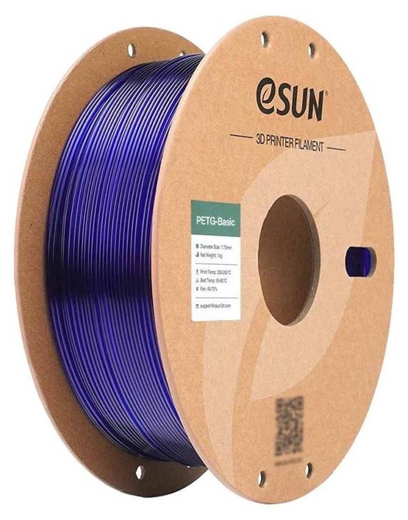 3D Filament, PETG Material, Hohe Zähigkeit, TRANSLUZENT BLAU