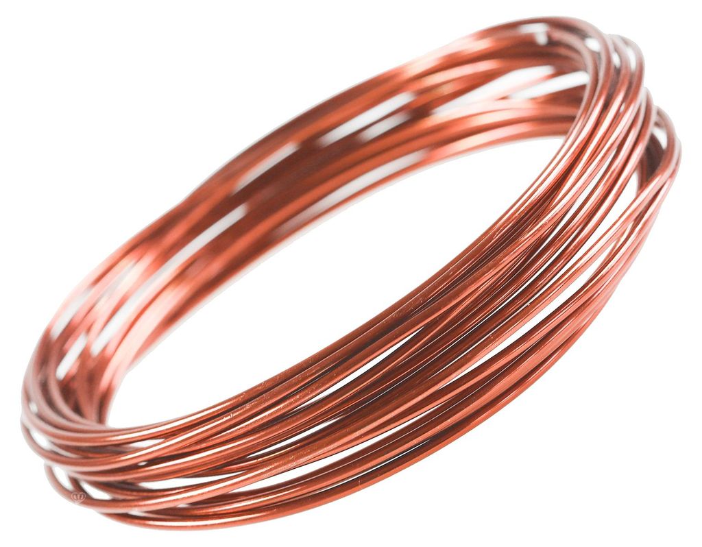 Aludraht 2mm dunkelorange