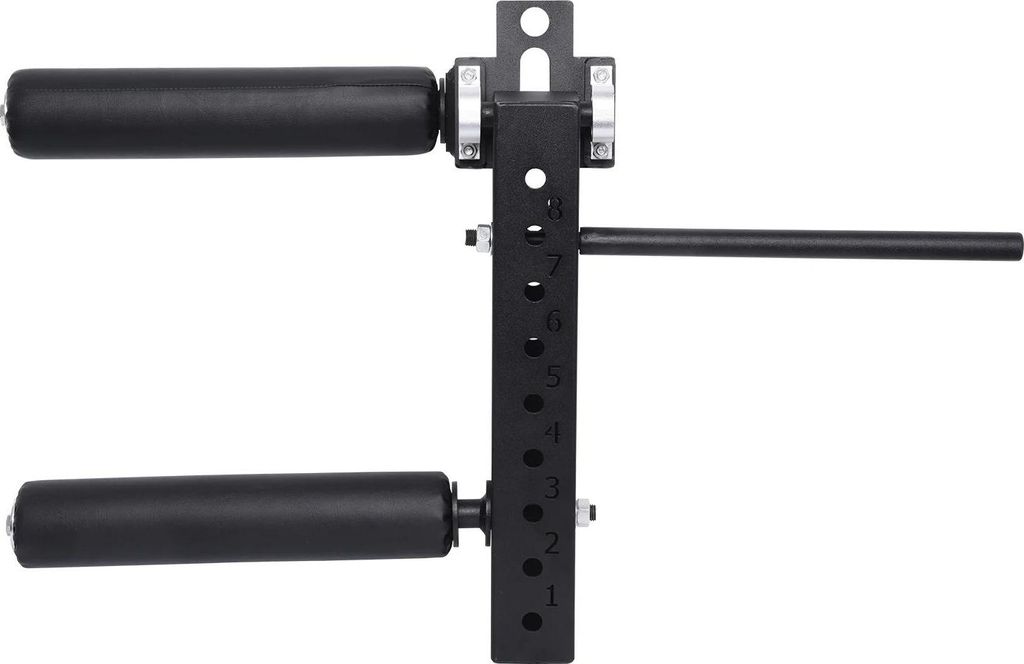 Bein-Aufsatz für Squat Rack/Power Rack - Beinstrecker & Beinbeuger - Verstellbar - Für Home Gym - Krafttraining - Komplettes Beintraining