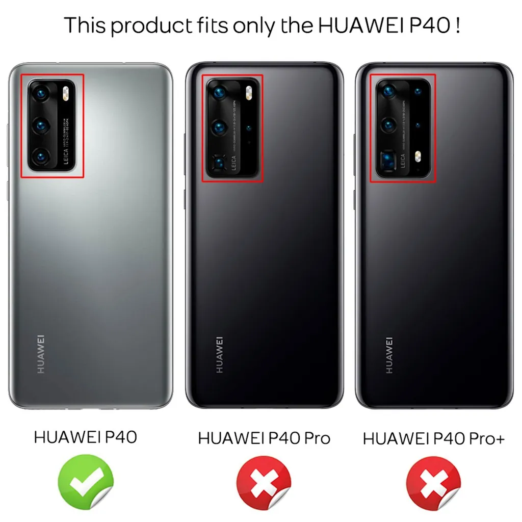 EbestStar Cover Silicone Trasparente Per Huawei P40 Lite (2020) – Custodia TPU Antiurto, Bordi Rinforzati, Morbida E Anti-scivolo - 2