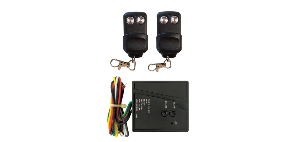 Commande à distance pour portail et garage kit complet 2 canaux 433 MHz