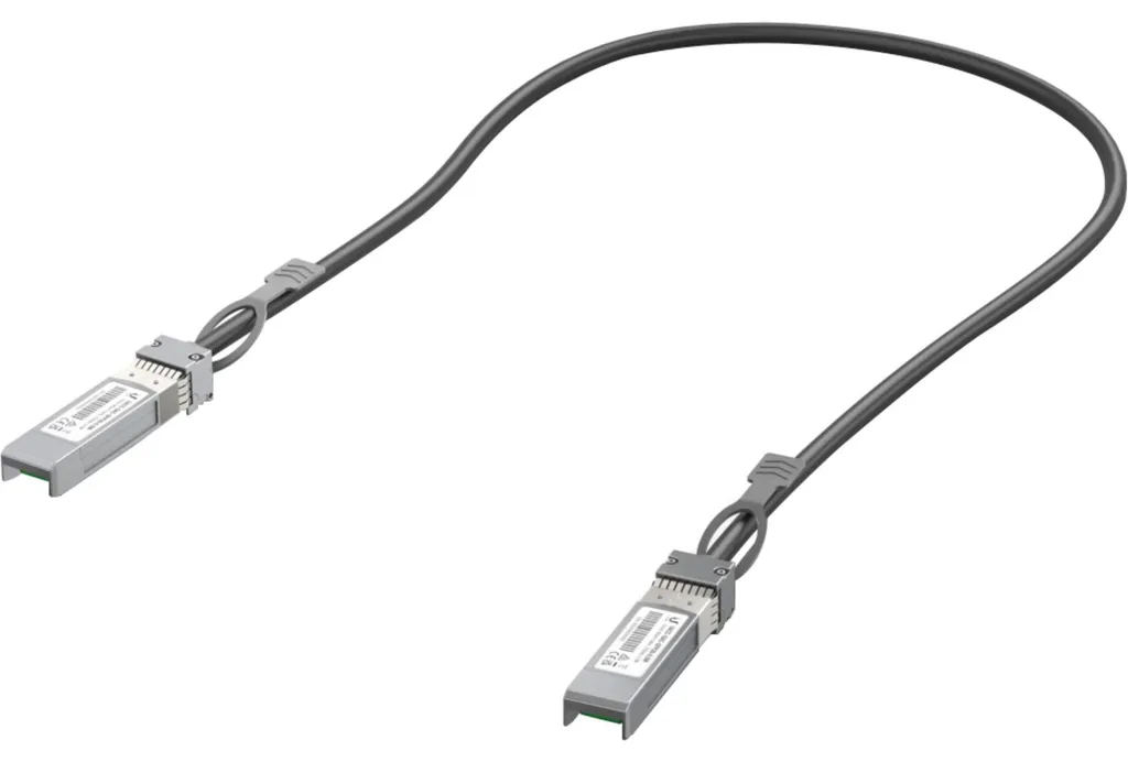 Câble d'Interconnexion SFP28 25Gbps 0.5m Ubiquiti UniFi pour Rack Réseau