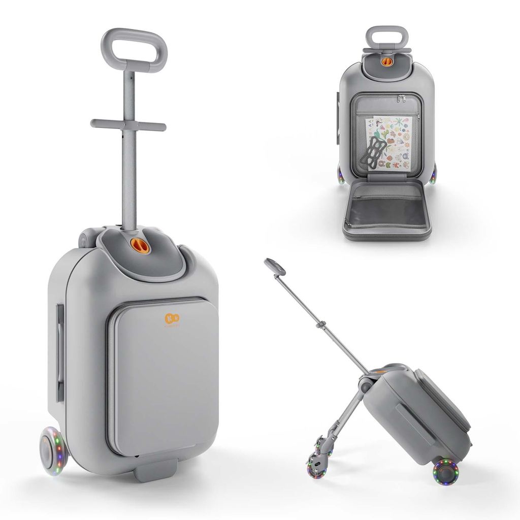 Kinderkraft CABBY Kinderkoffer 2-in-1 Ride-on Produktbild 