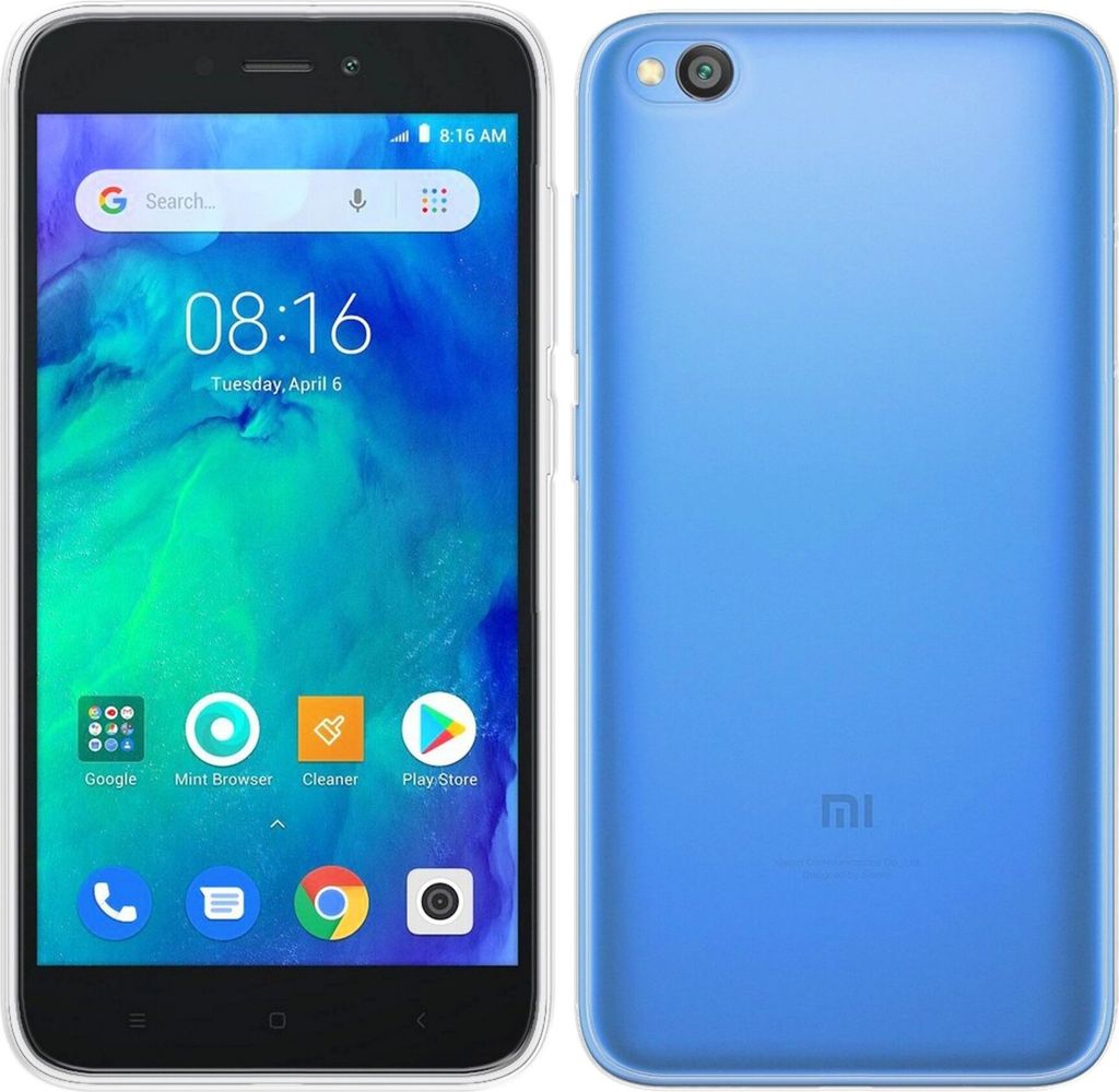 cofi1453 Silikon Hülle Basic kompatibel mit XIAOMI REDMI GO Case TPU Soft Handy Cover Schutz Transparent