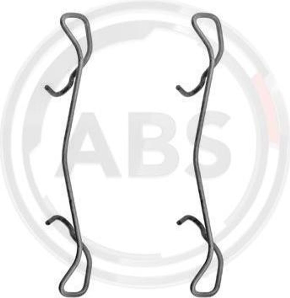 A.B.S. 1189Q Zubehörsatz, Scheibenbremsbeläge OE 95711890 kompatibel mit Giulietta, Xsara, Primera, 306