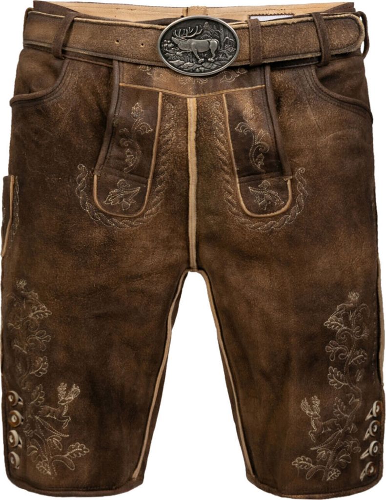 Edelnice Kurze Hirschlederhose Franz sämisch 54