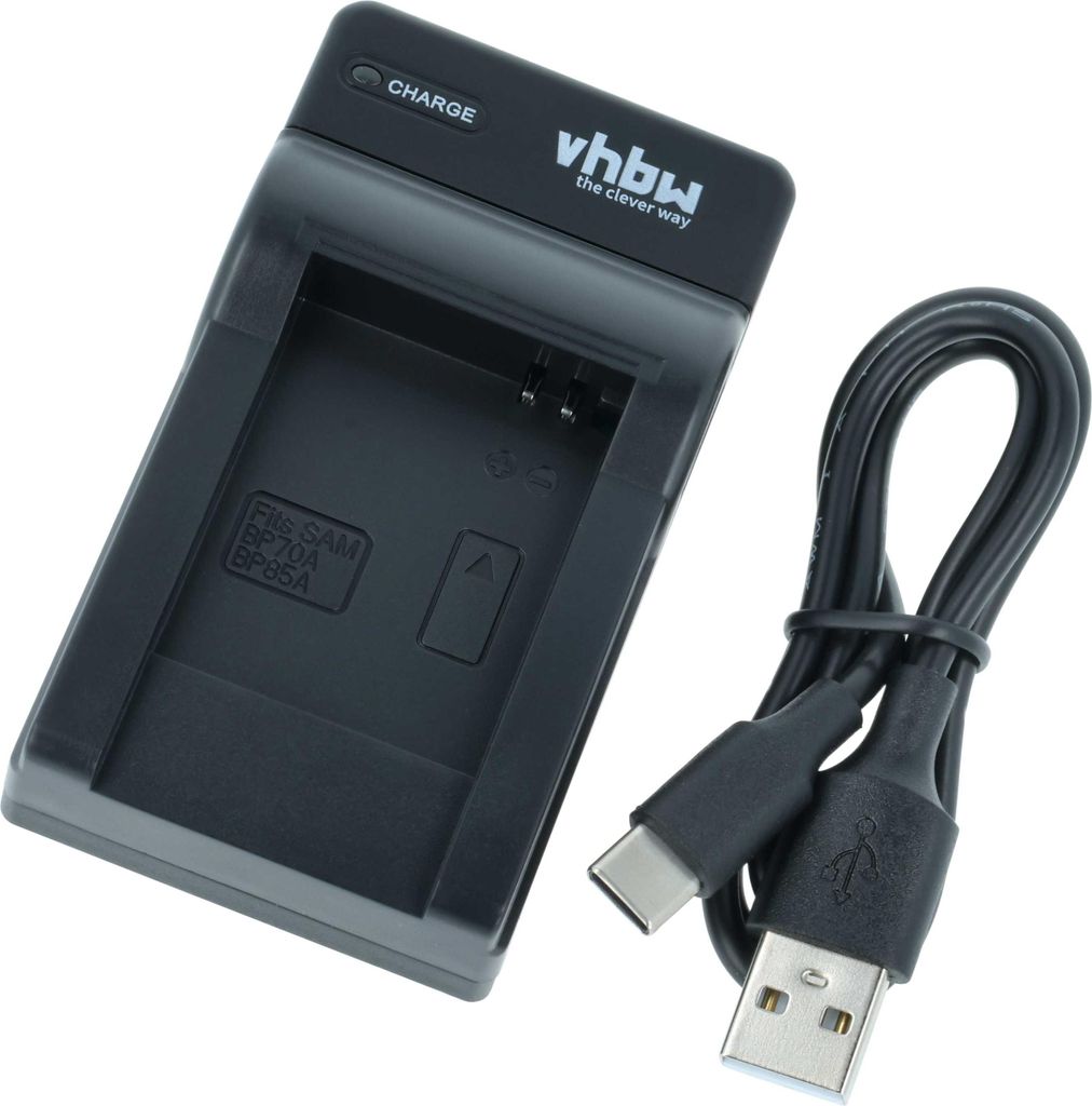 vhbw USB-C Ladegerät kompatibel mit Samsung WB50F, WB50, Produktbild 