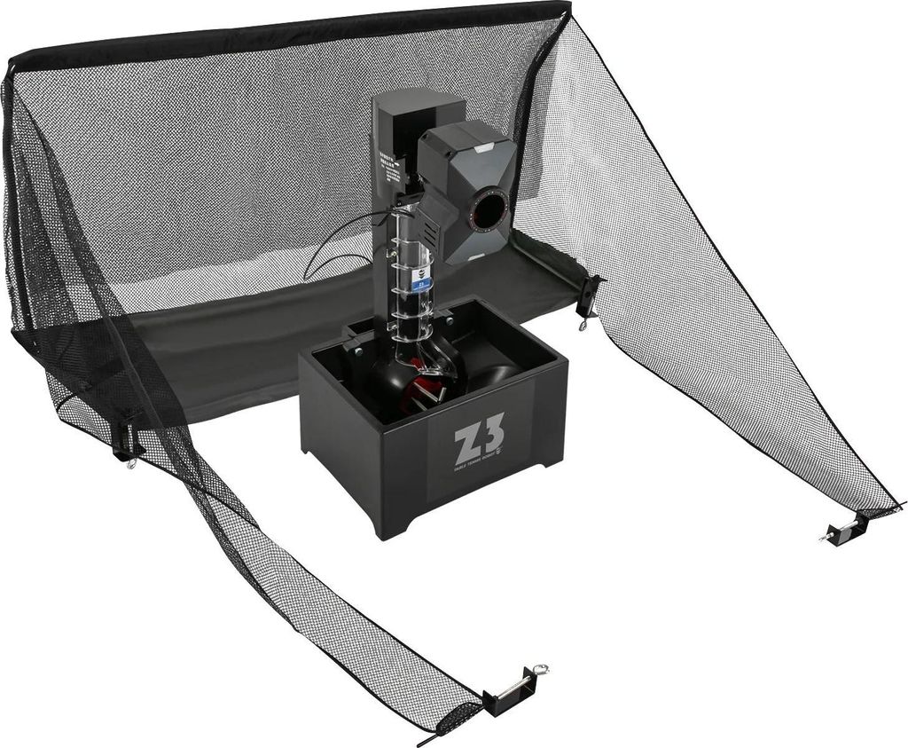 Tischtennisroboter Z3 - Fernbedienung - Automatische Ballzufuhr - Zufälliger Spin - 36W - EU-Stecker 100–240V - Lila