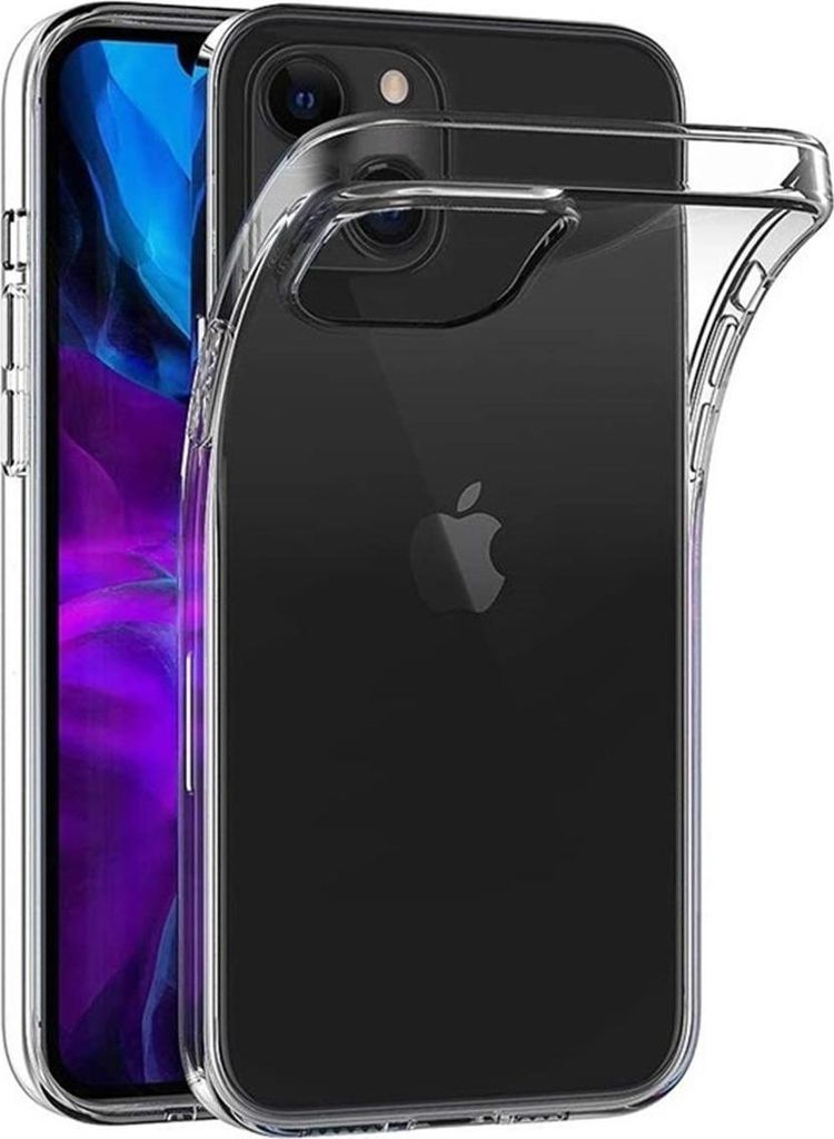 Hülle für iPhone 13 (6,1") - Transparent Handyhülle Kratzfest Schutzhülle Ultra Dünn Phonillico