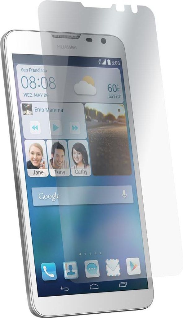 8er-Pack PhoneNatic Displayschutzfolien klar kompatibel mit Huawei Ascend Mate 2