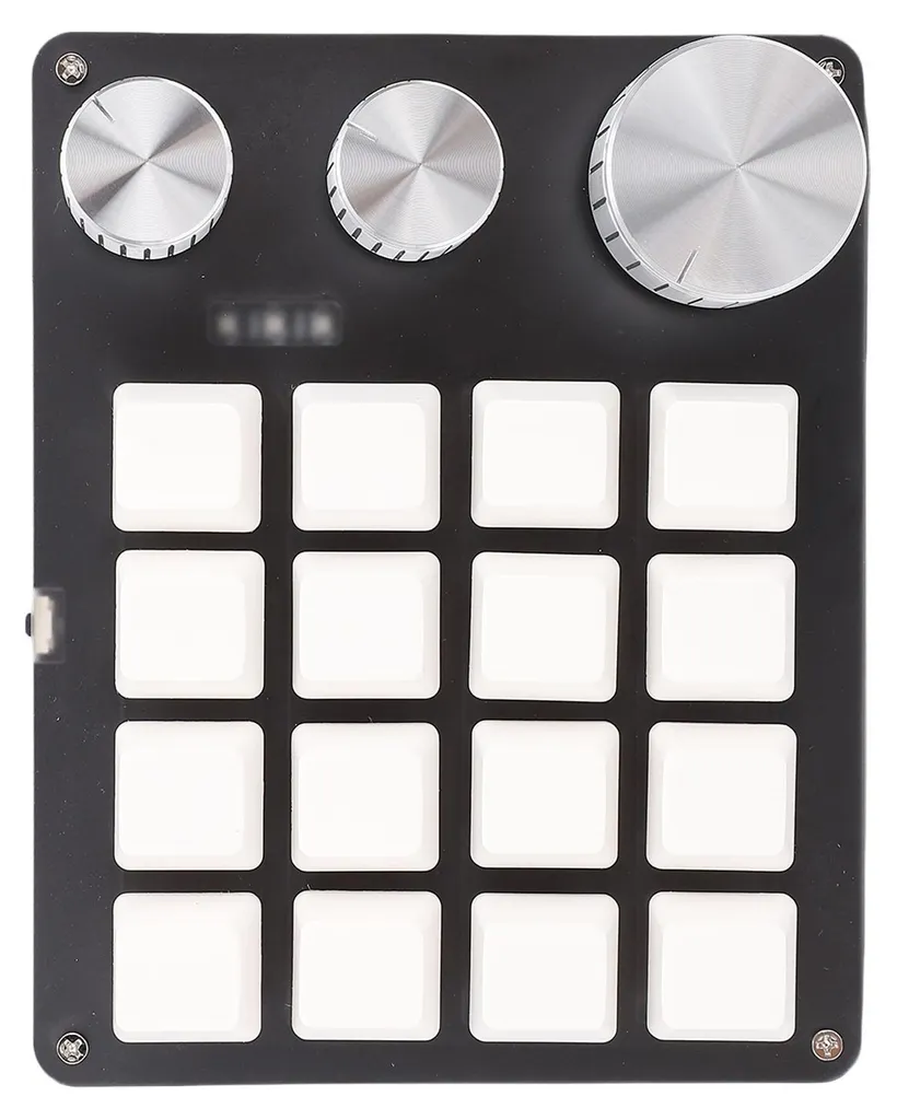 Mini Clavier de Gaming Programmable 16 Touches Mécaniques Blancs - 7