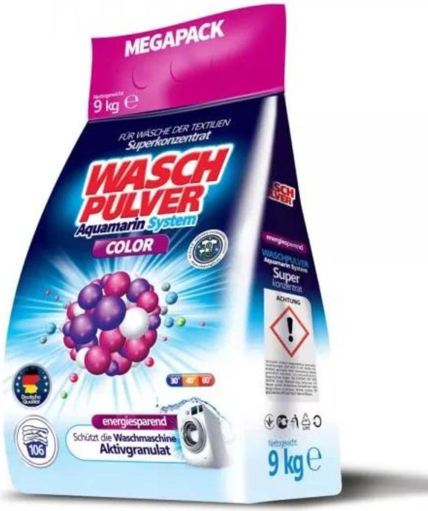 WaschPulver Colorwaschpulver 9 kg - 106 Waschgänge Produktbild 