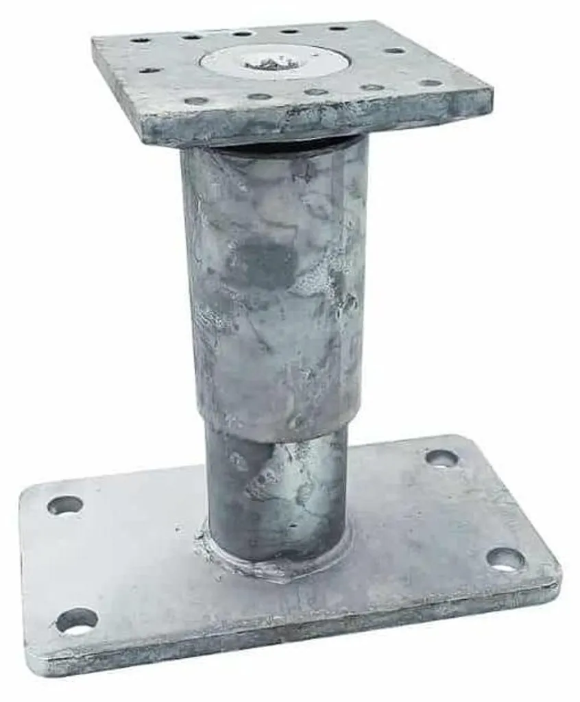 Corrigez les Niveaux de vos Poteaux avec ce Pied Noir Réglable M20 x8