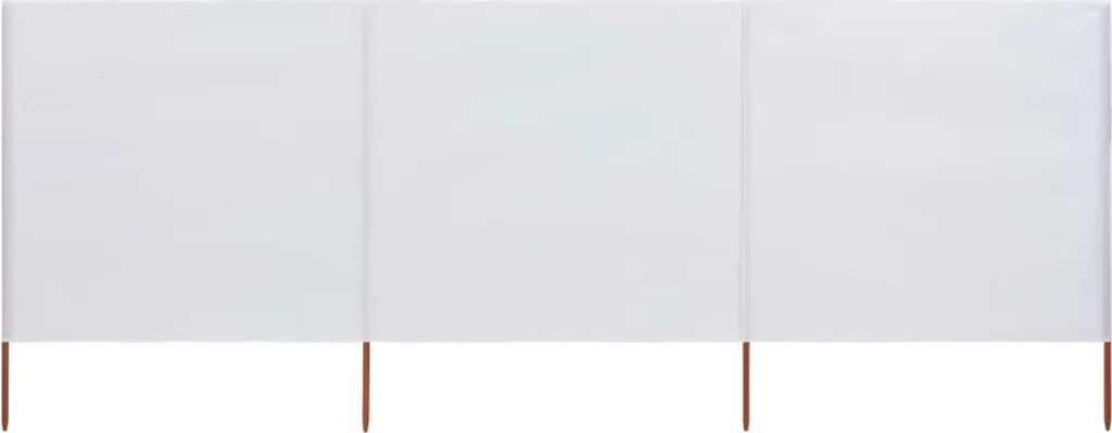 Protezione e Privacy: Frangivento 3pz The Living Store Bianco Sabbia